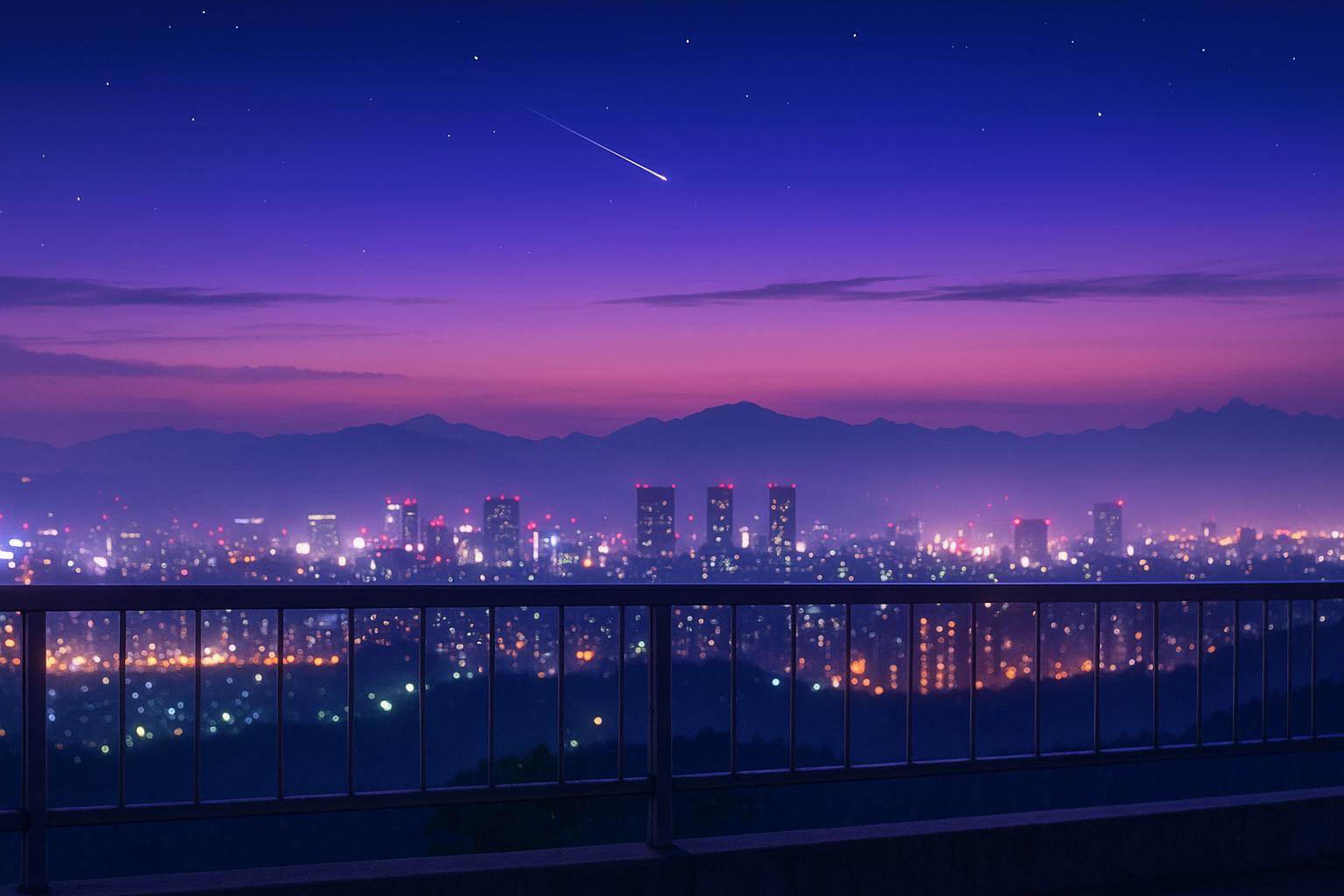高台からの夜景