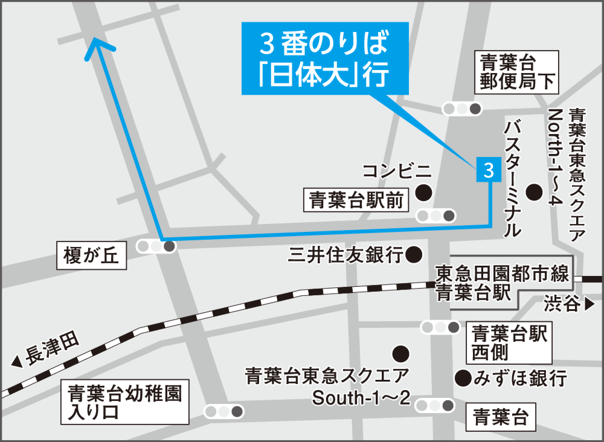 バス乗り場 イメージ