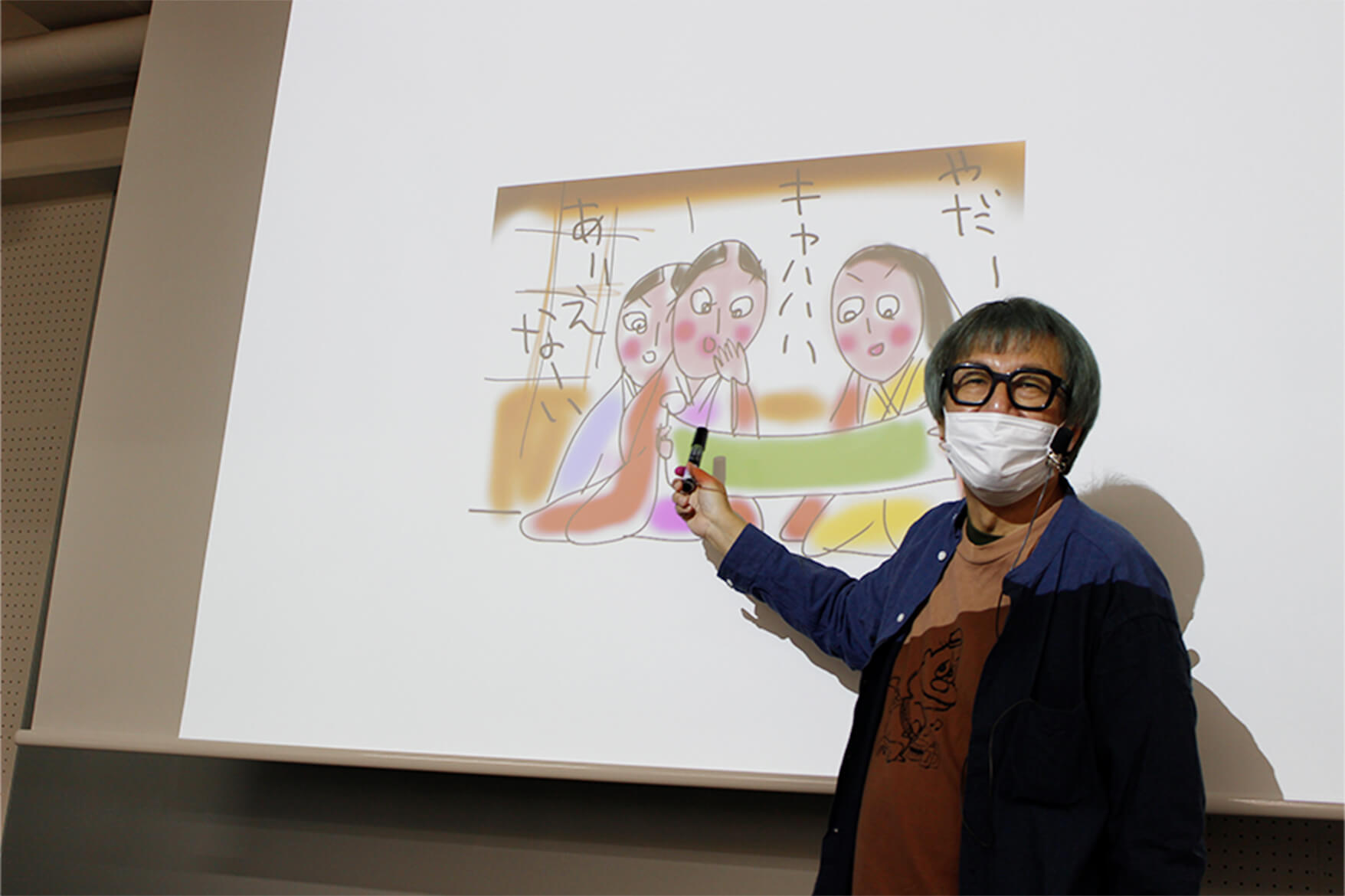 卒業制作 絵本専攻 しりあがり寿客員教授講義 イメージ