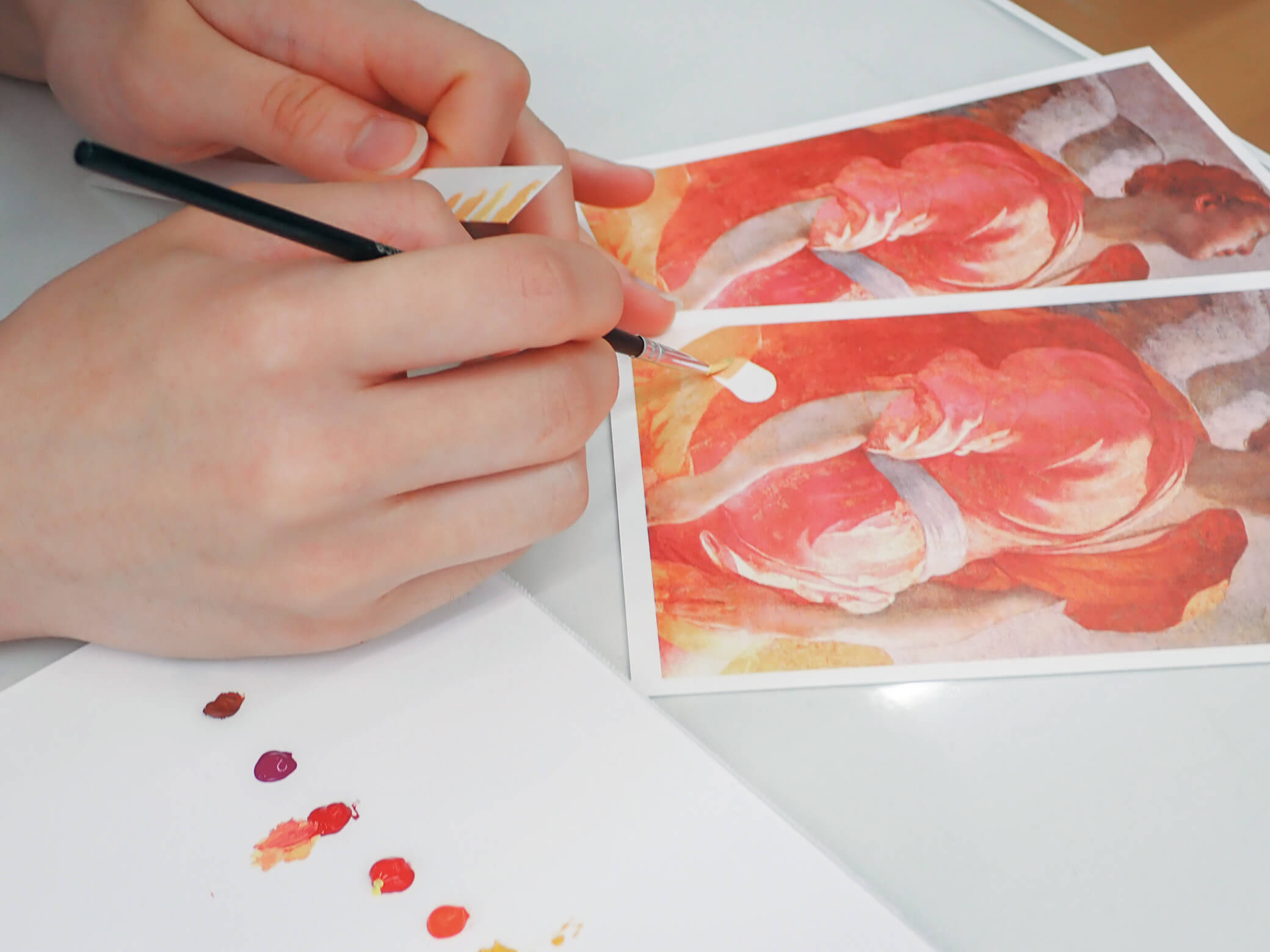 26. 修復保存コース 「美術作品修復技術 補彩を学ぶ」