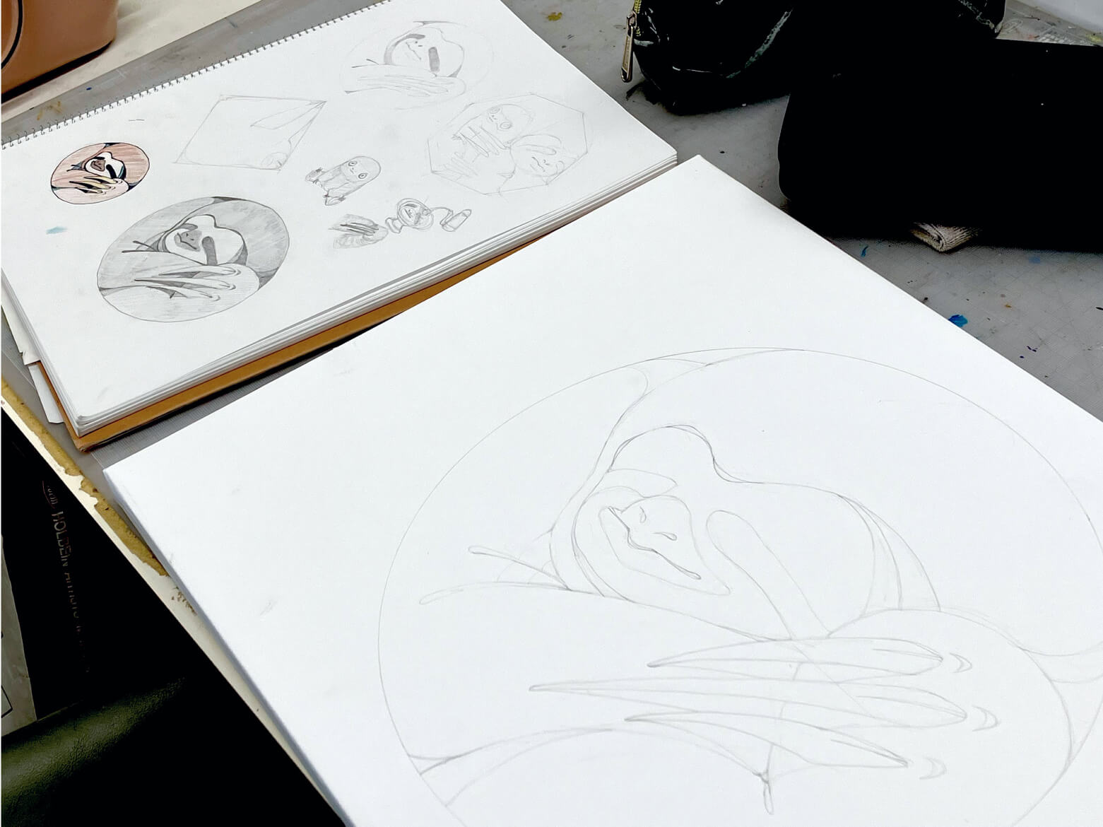 デザイン 動物のシンボル化 授業風景 イメージ