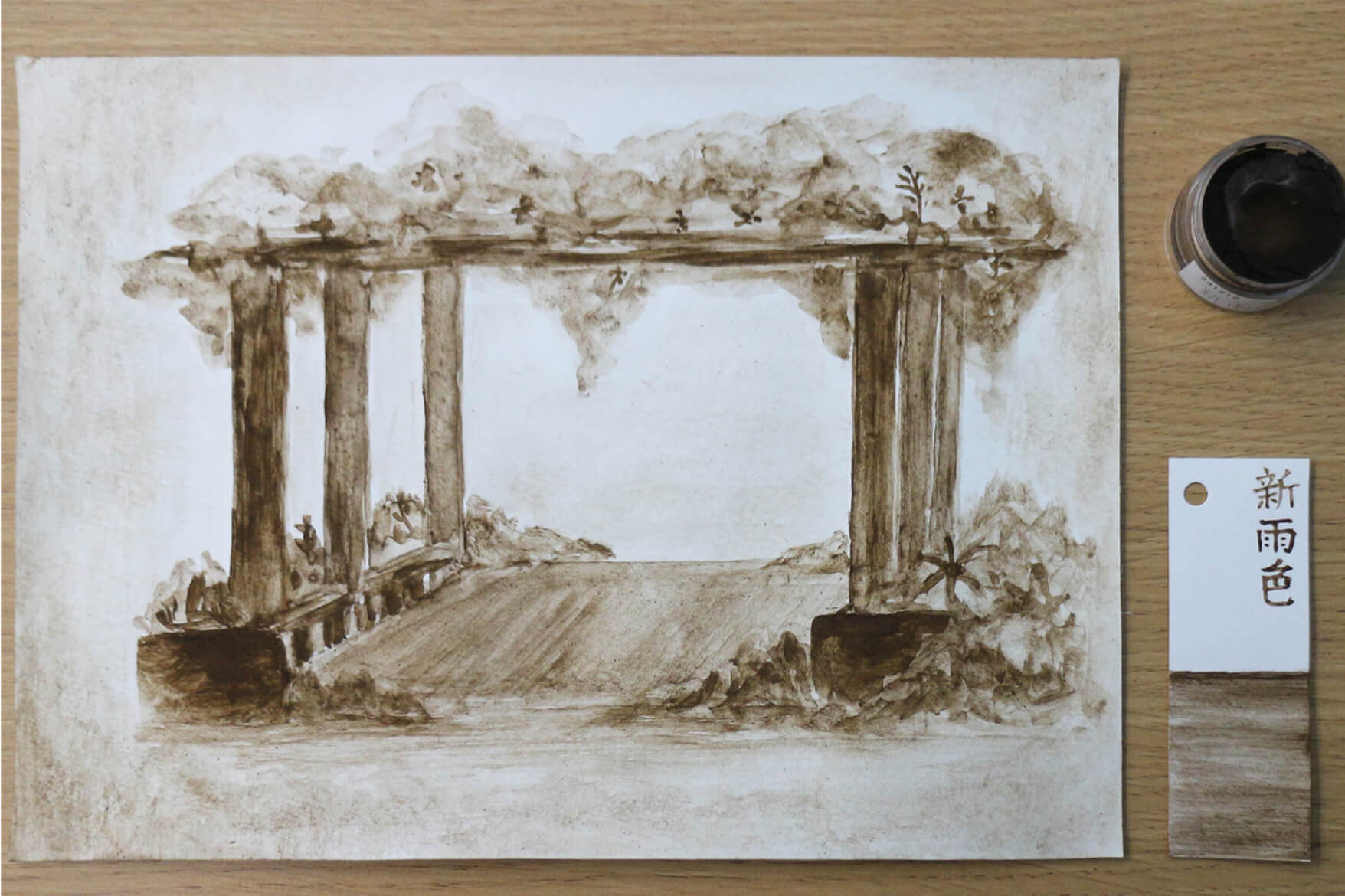 絵画 絵具作り作品 イメージ