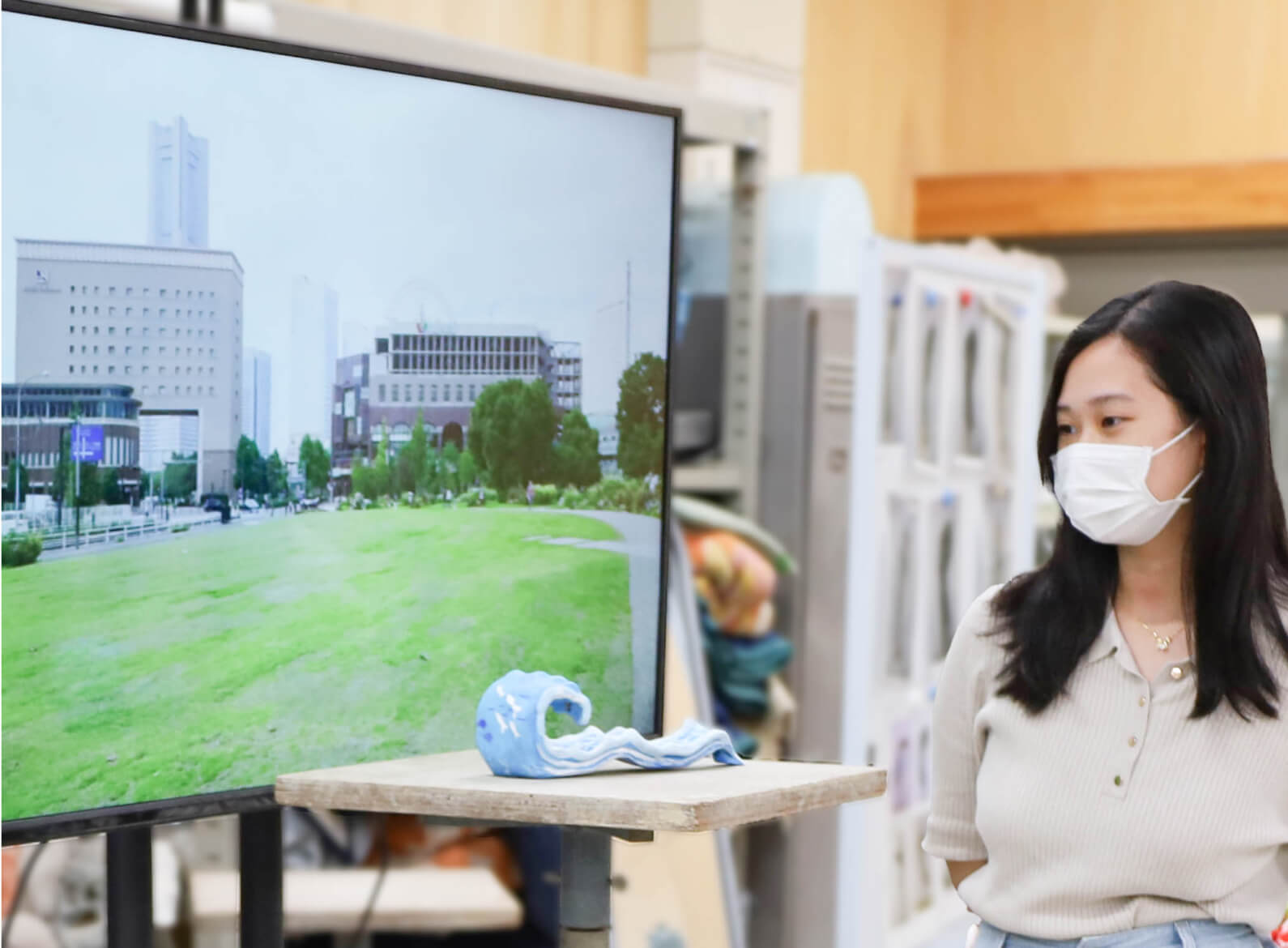 彫刻 公共彫刻を考える 授業風景 イメージ