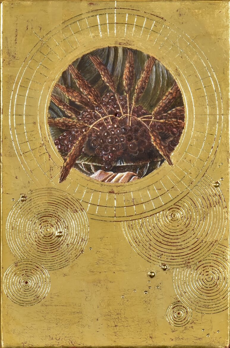 修復保存基礎Ⅱ (3) テンペラ作品 イメージ