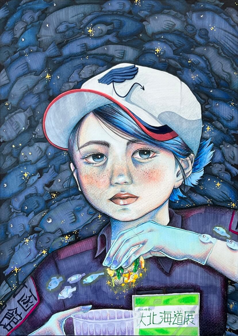イラストレーション基礎Ⅰ─課題① 人物のイラストレーション イメージ