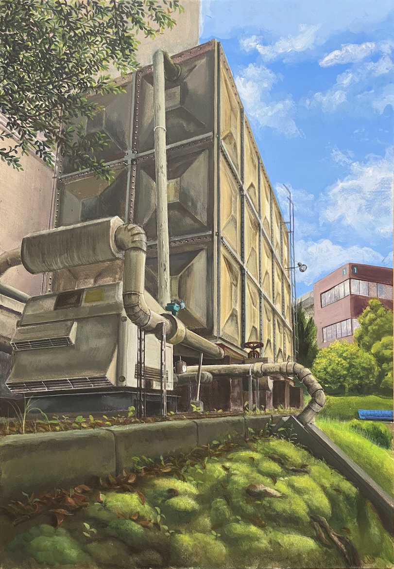 イラストレーション基礎Ⅰ─課題② 風景着彩 イメージ