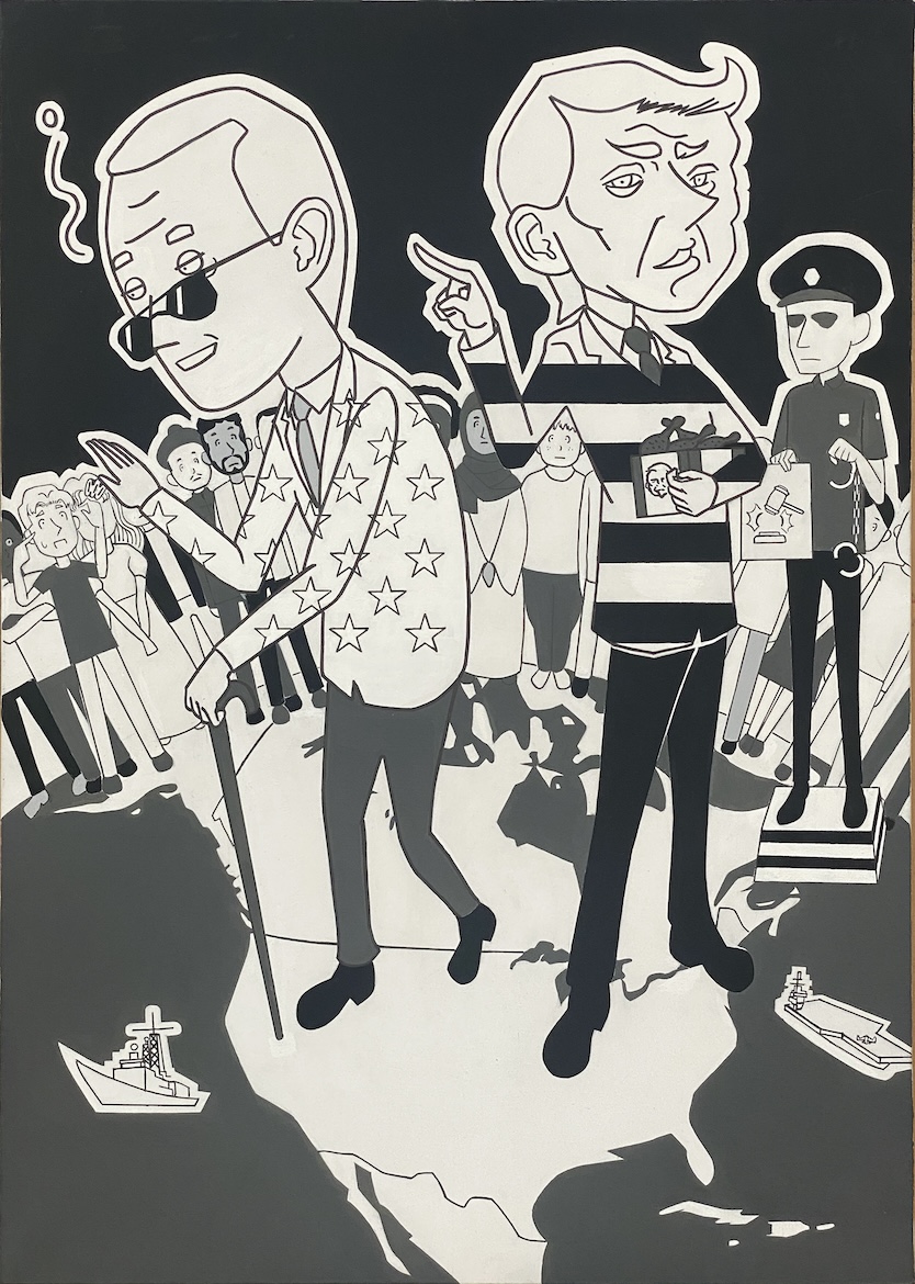 イラストレーション基礎Ⅱ─課題② ニュース イメージ