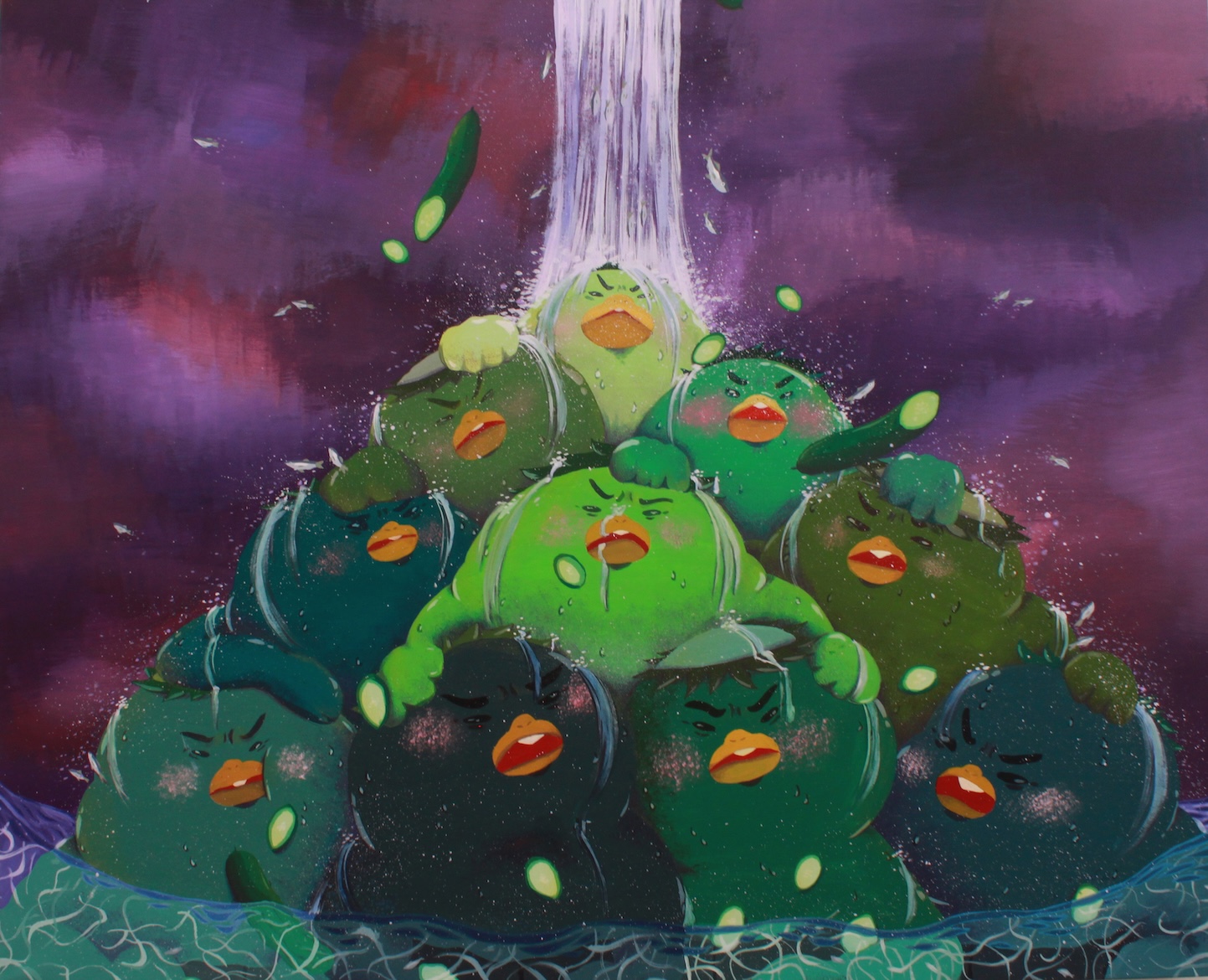 イラストレーション表現Ⅰ─課題② メッセージをもつイラストレーション イメージ