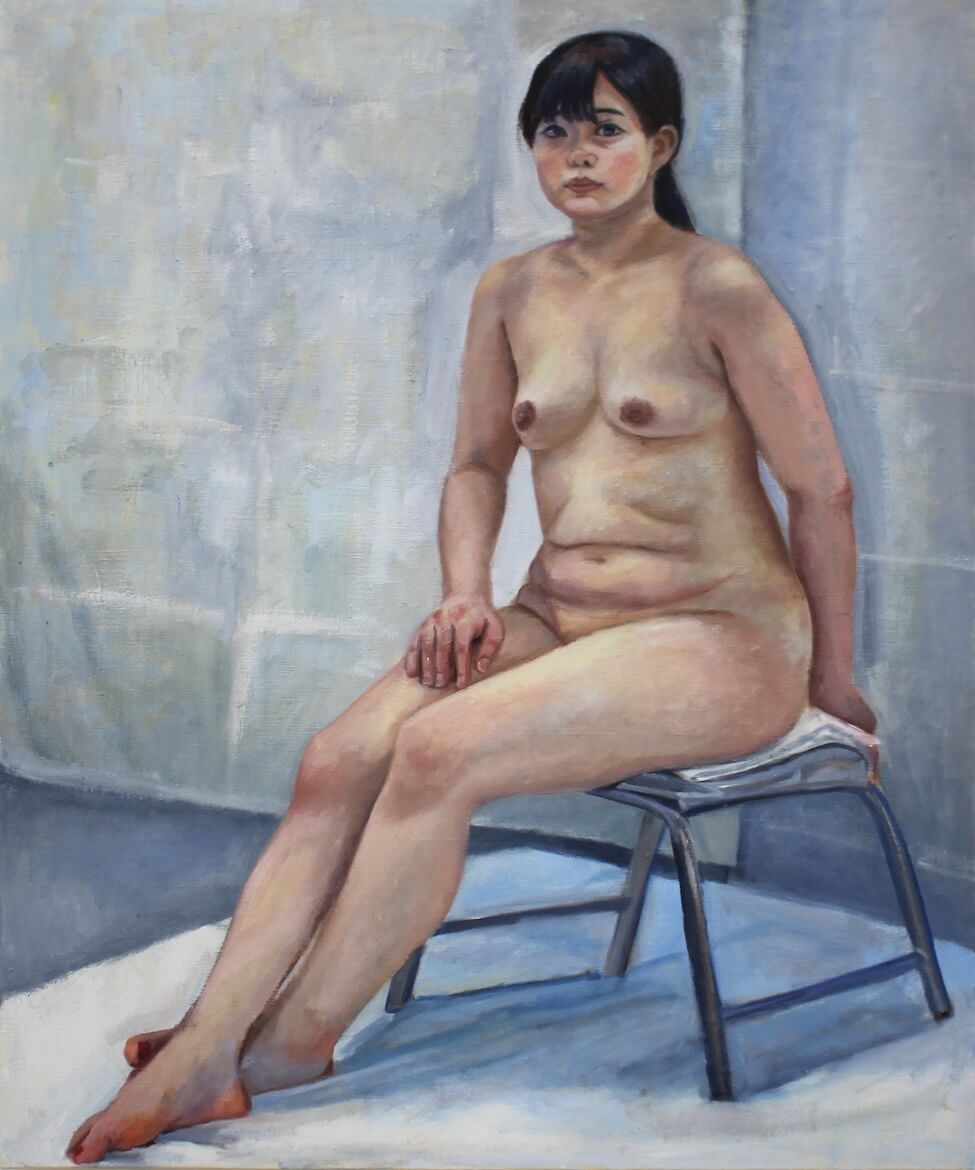 絵画基礎Ⅰ（人体）作品1 イメージ