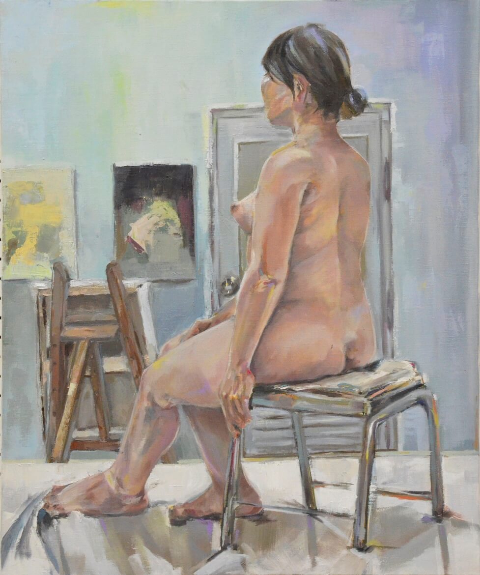 絵画基礎Ⅰ（人体）作品3 イメージ