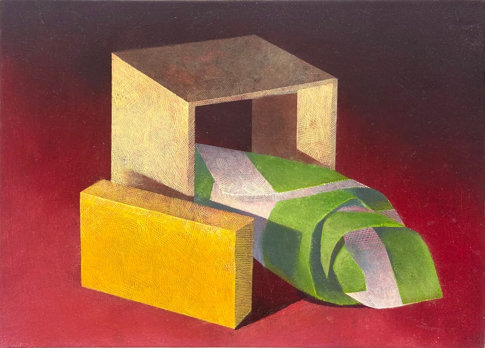 絵画基礎Ⅱ（テンペラ）作品3 イメージ