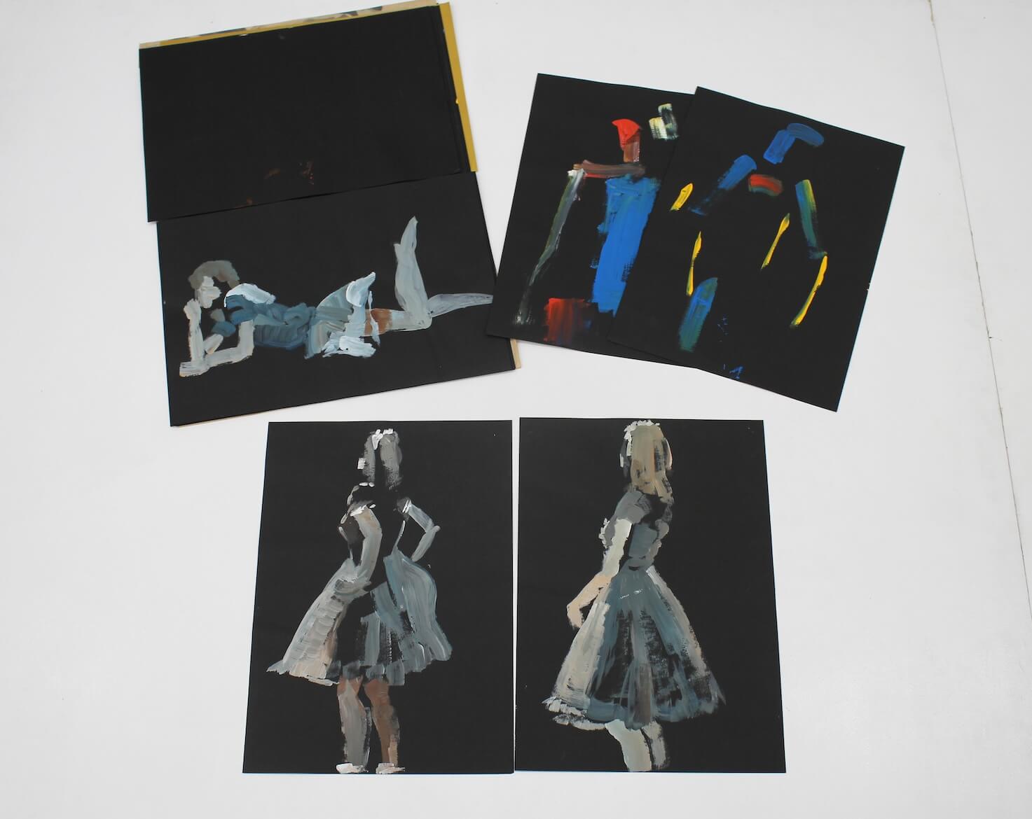 絵画基礎Ⅱ（ドローイング）作品2 イメージ