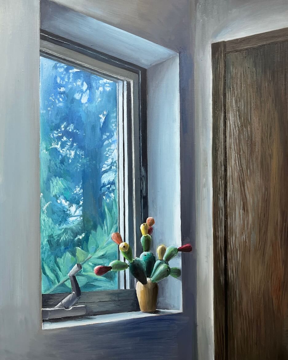 絵画基礎Ⅲ（風景）作品1 イメージ