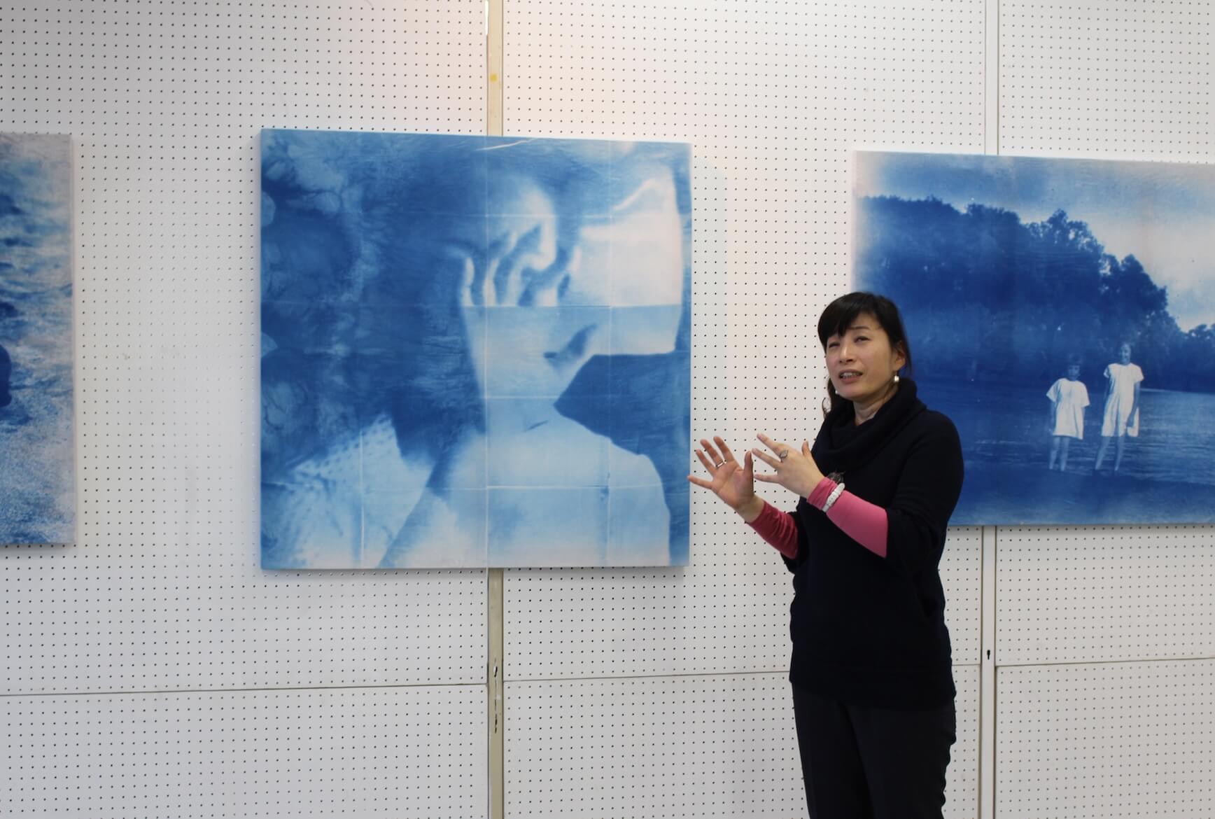 絵画表現Ⅲ・Ⅳ　授業風景3 イメージ