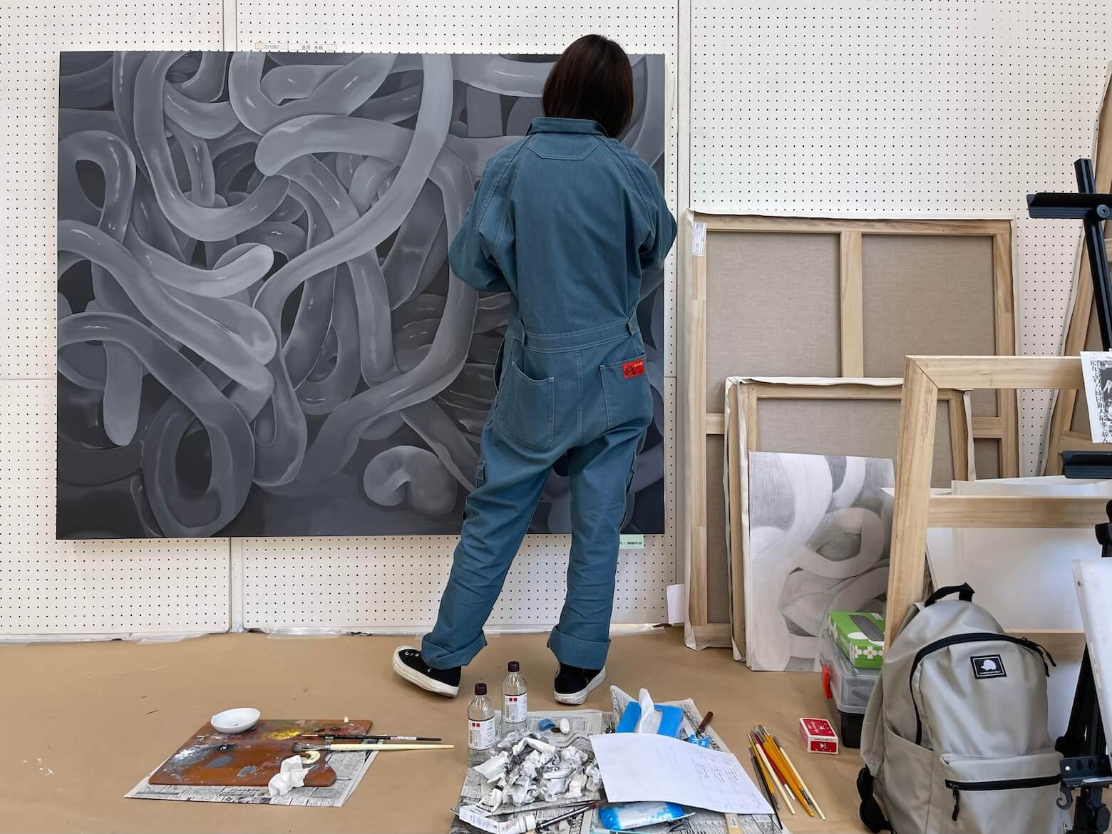 美術研究Ⅰ・Ⅱ　授業風景1 イメージ