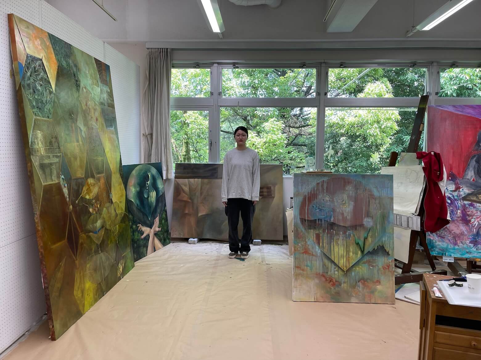 美術研究Ⅰ・Ⅱ　授業風景3 イメージ