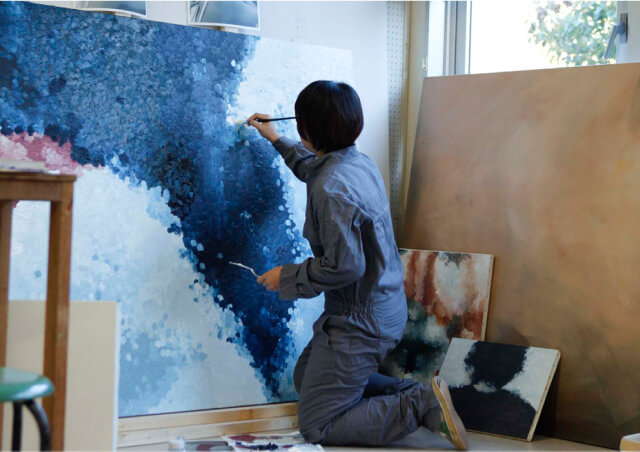 卒業制作の授業風景