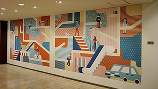「青葉台東急スクエア」20周年記念壁画およびアイコンデザイン イメージ