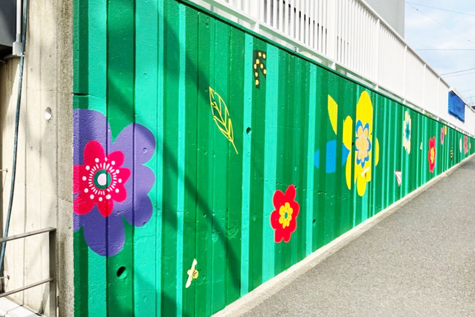 地域交流拠点「(仮称) 青葉台郵便局プロジェクト」の壁画アートが完成 イメージ