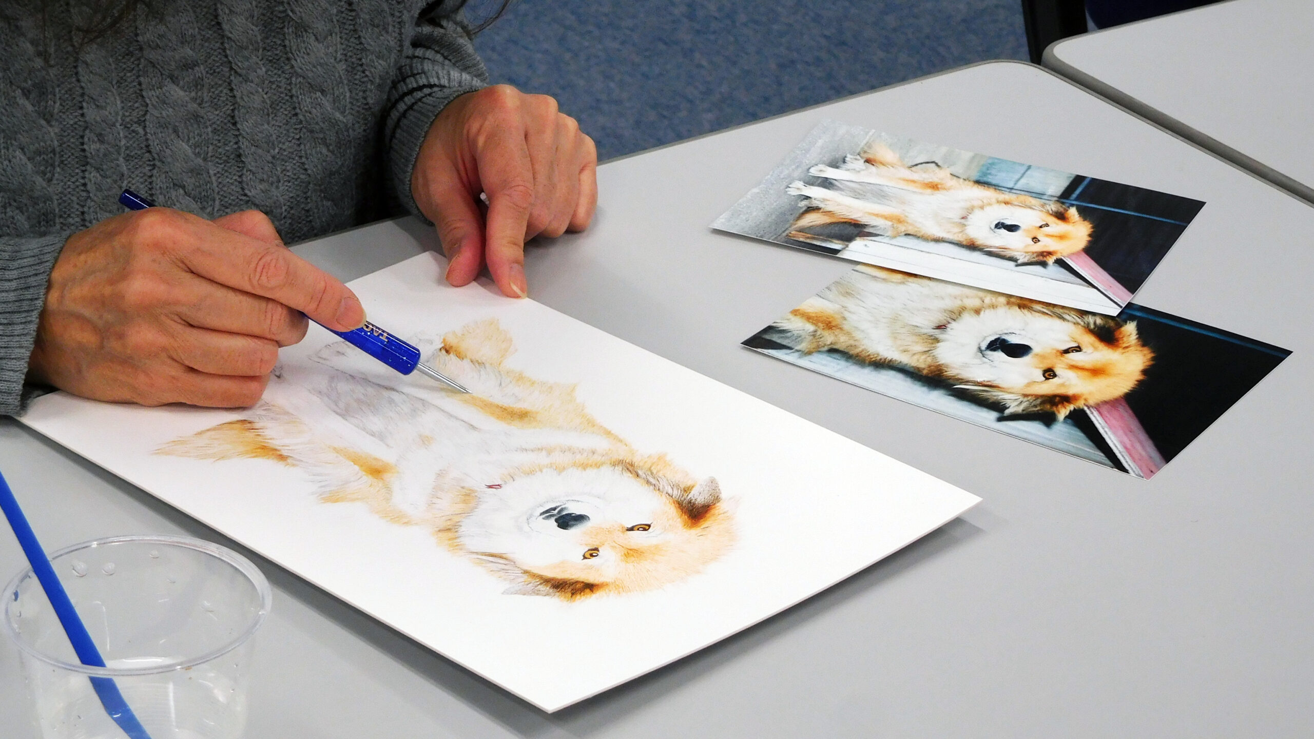 ペンで描く細密動物画～午前～ イメージ