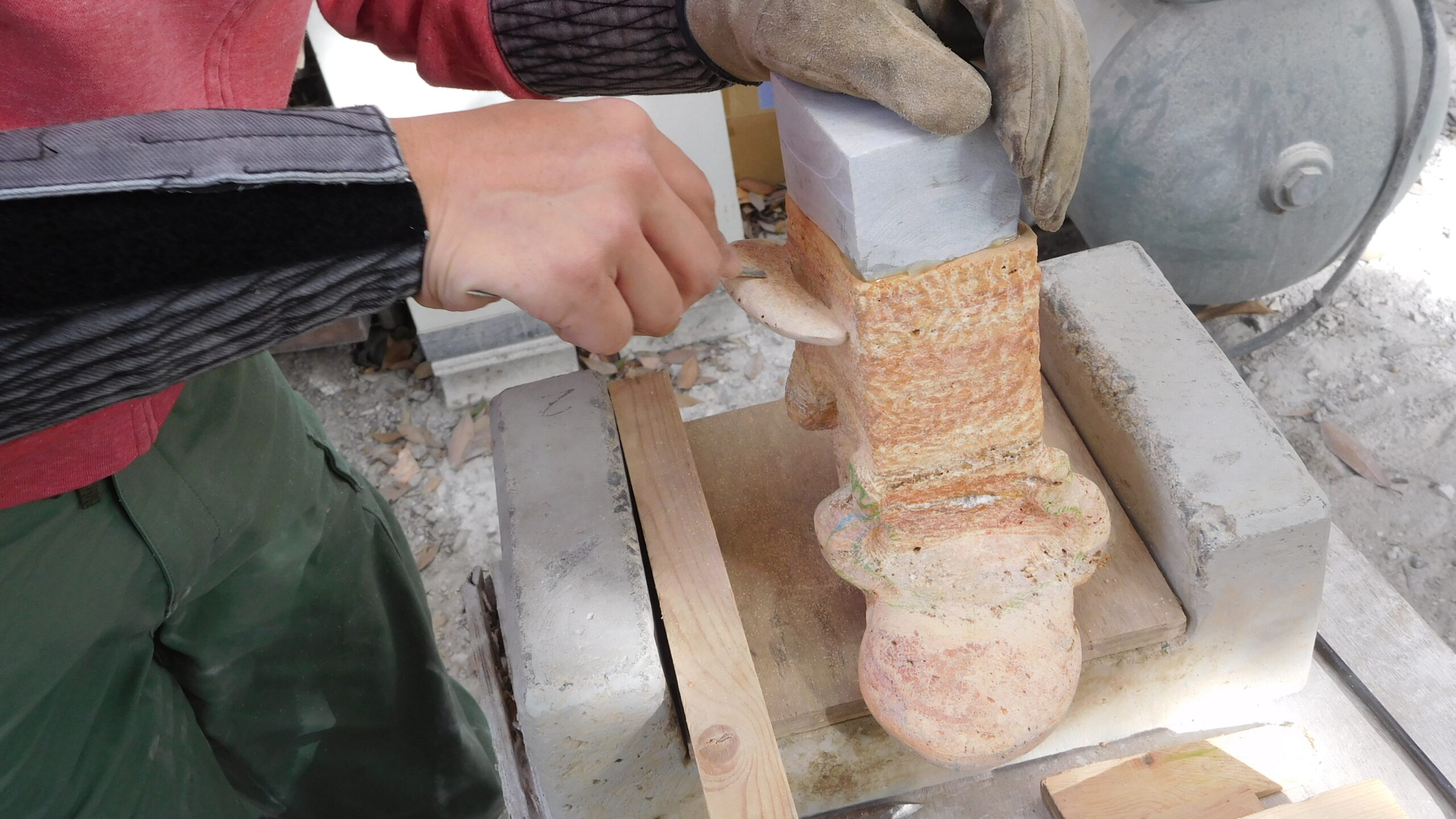 大理石彫刻の技法を学ぶ イメージ