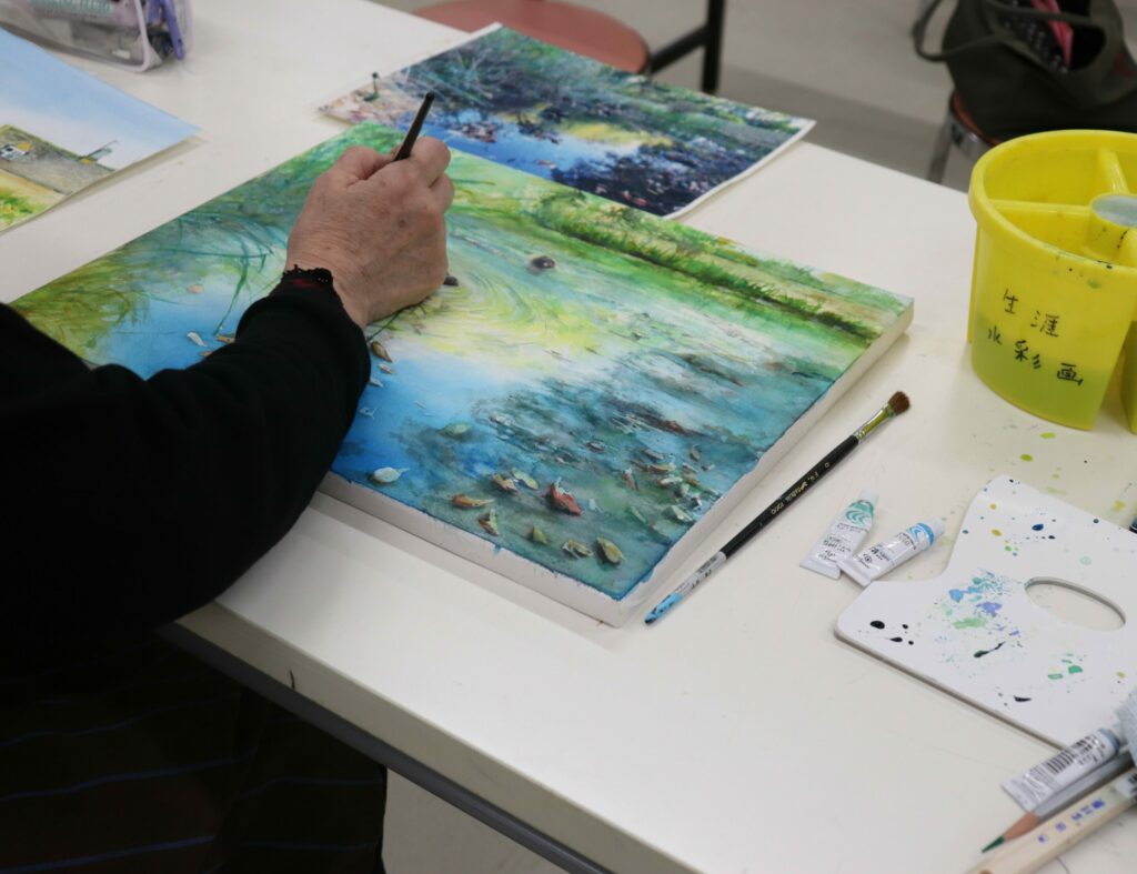 自由に描く水彩画・午前 イメージ