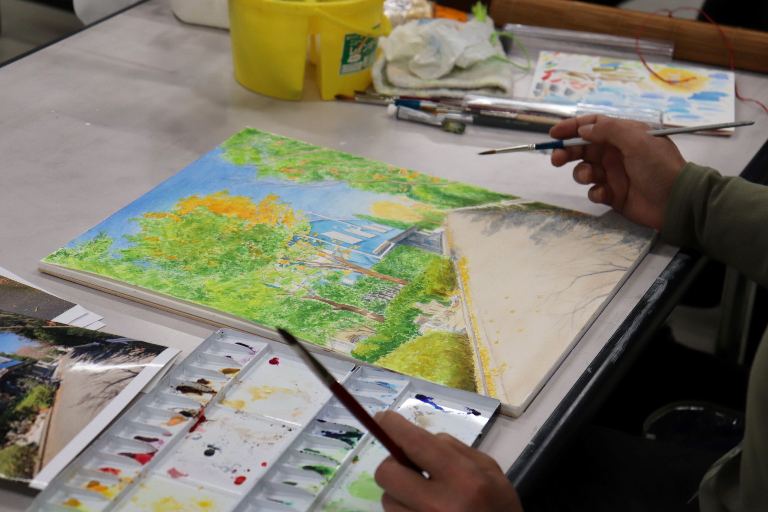 自由に描く水彩画・午前 イメージ