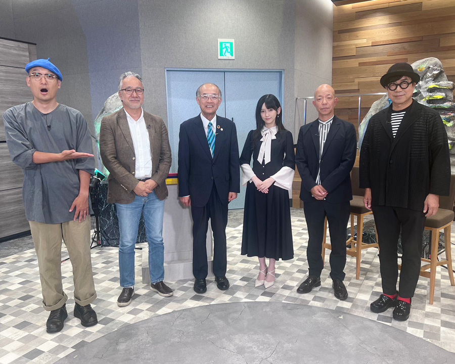 岡本 信明 学長が TOKYO MX「小峠英二のなんて美だ！」にテレビ出演 イメージ
