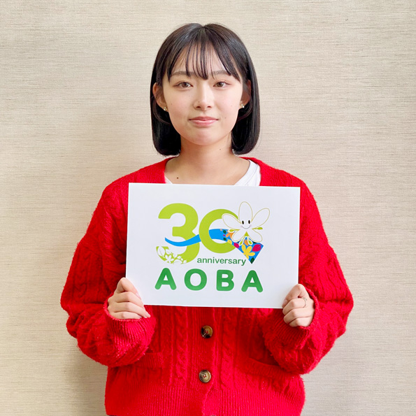 3年生 山口 凜々花さんがデザインしたロゴマークが青葉区制30周年記念ロゴマークに決定しました！ イメージ