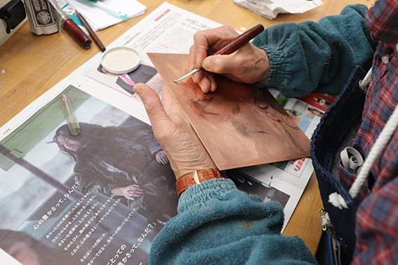 自由な銅版画 イメージ