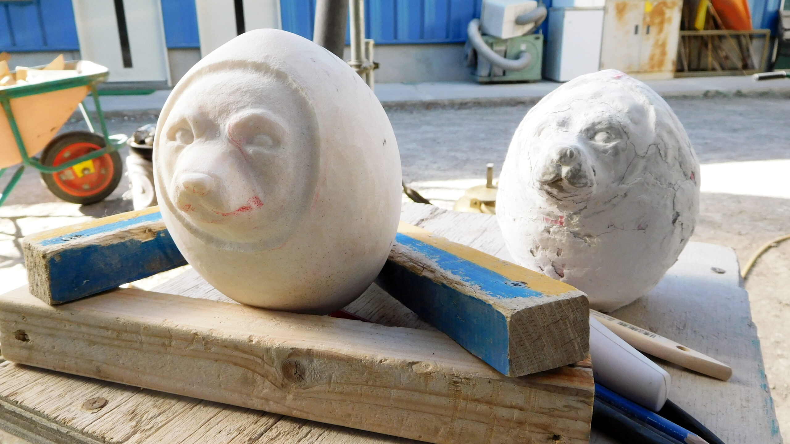 大理石で小物をつくる イメージ