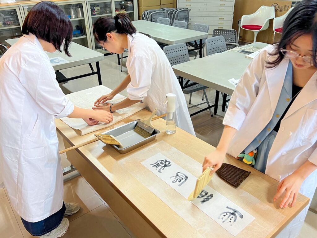 台湾の正修科技大学にて海外修復保存研修を実施しました イメージ