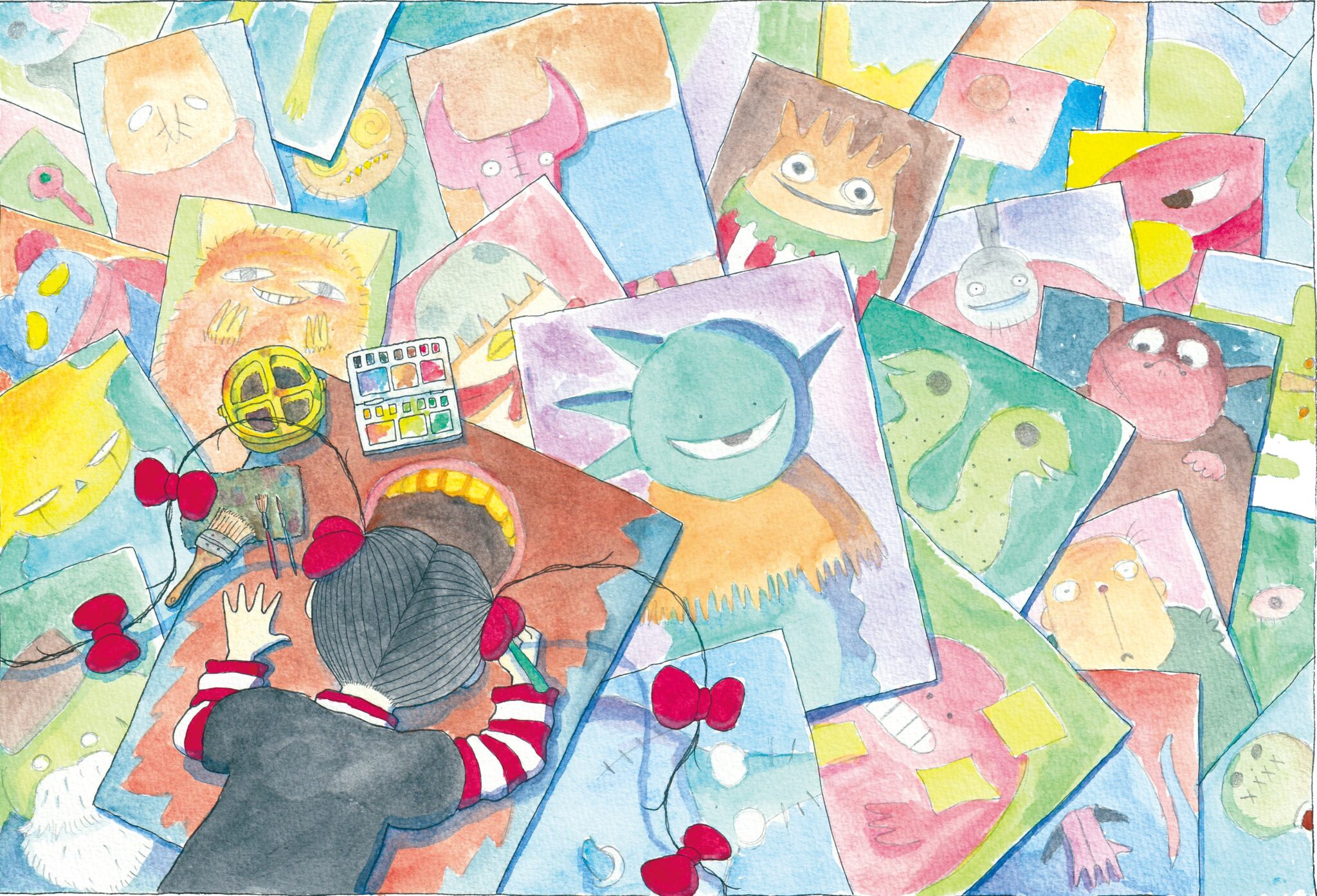 「おばけの似顔絵」