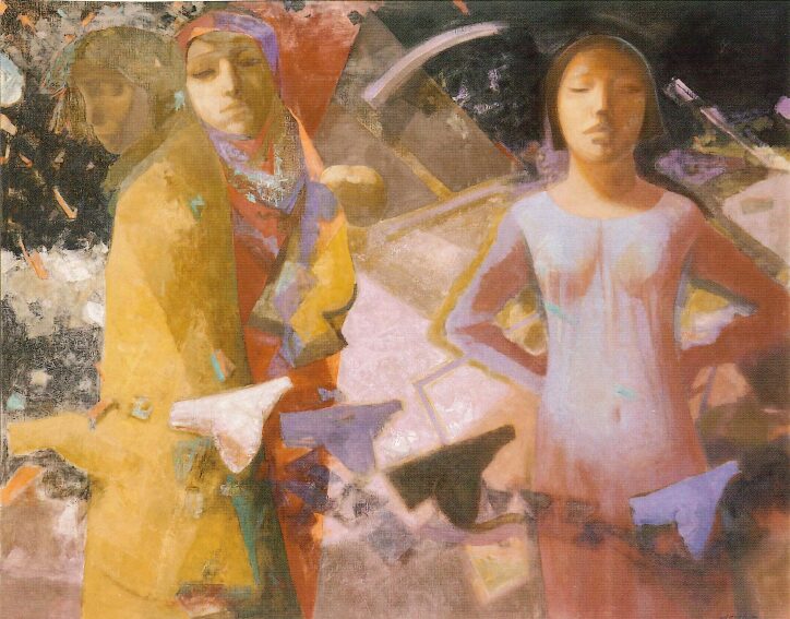 松島 治基 元講師 による個展「―光の彩なすー松島 治基(卒寿)油彩展