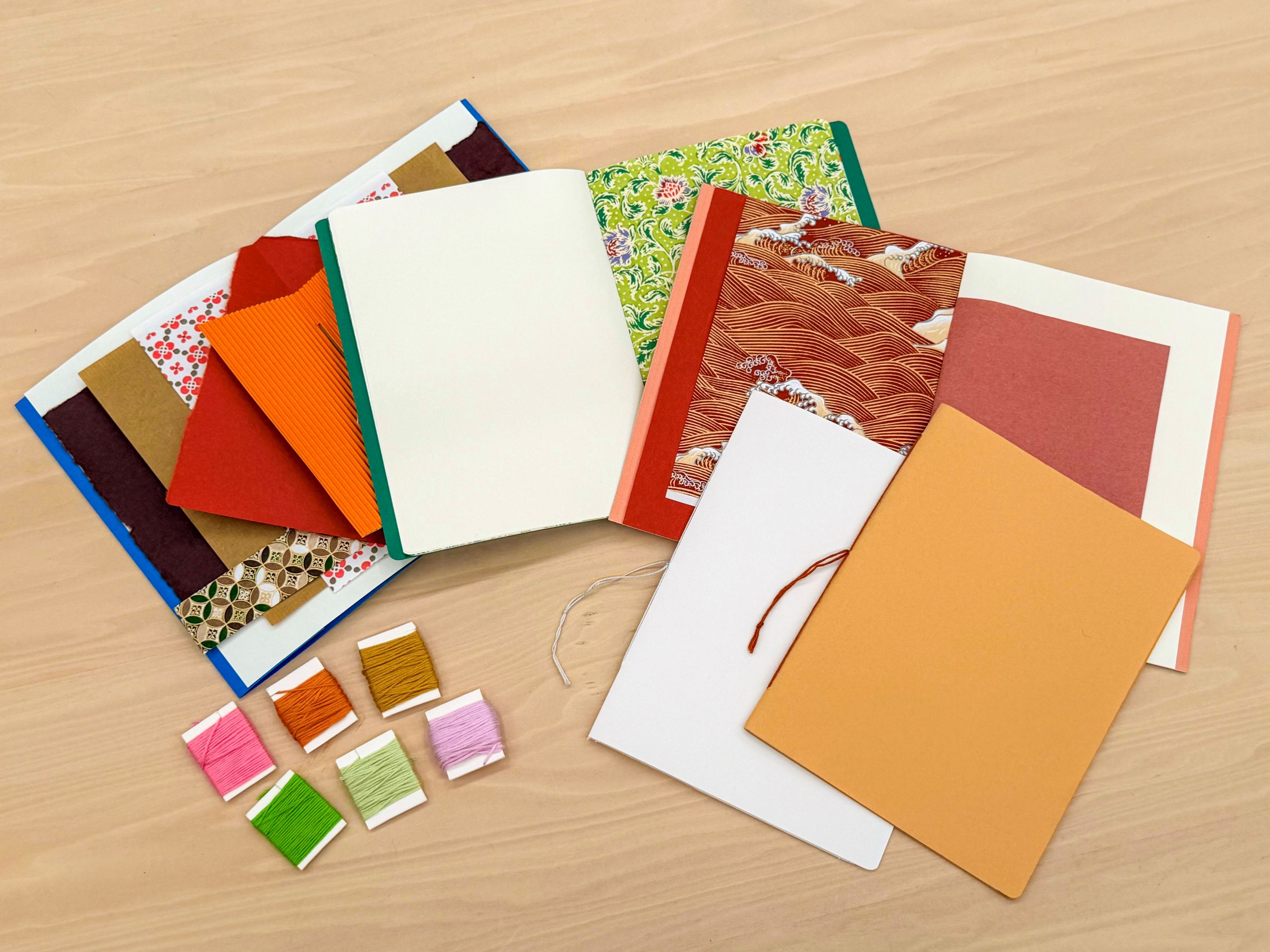 和綴じの技術で、ノートをつくろう！ イメージ