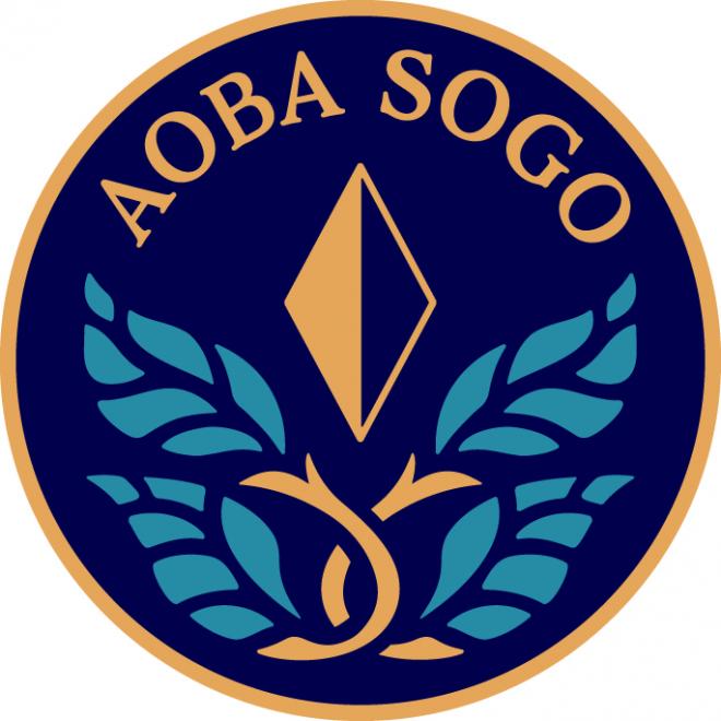 青葉総合高等学校の開校式にて本学学生がデザインした校章が披露されました イメージ